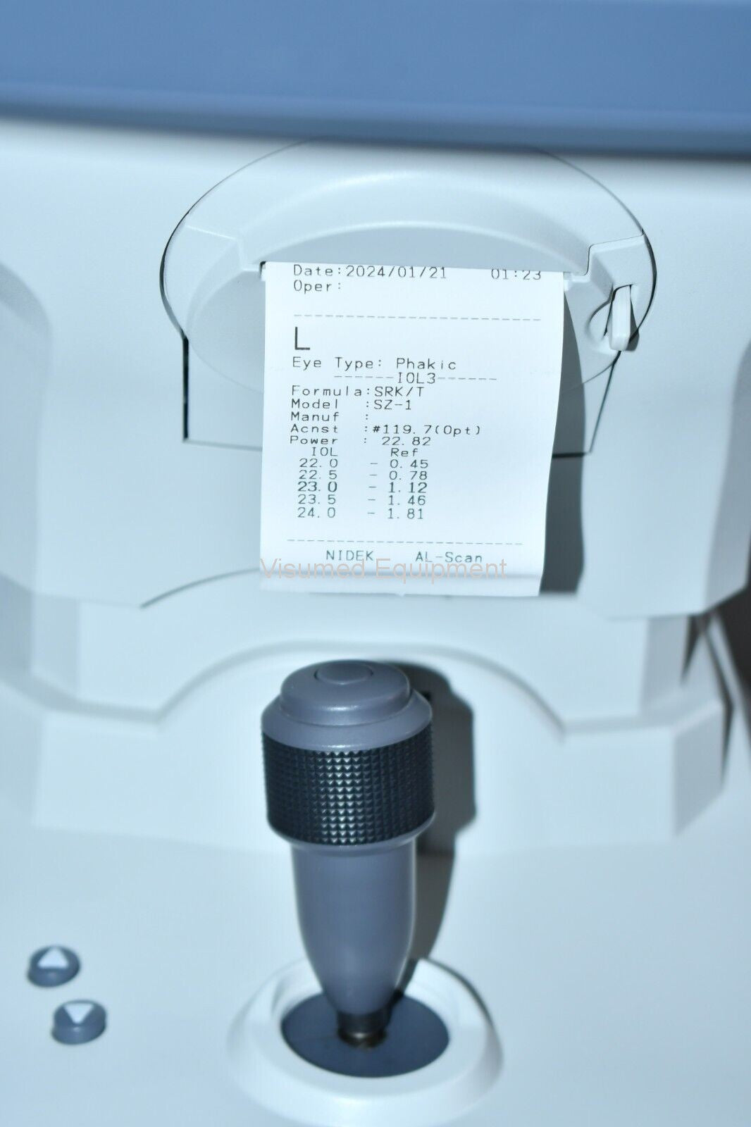 Nidek AL-Scan Optical biometer IOL-Visumed Equipment