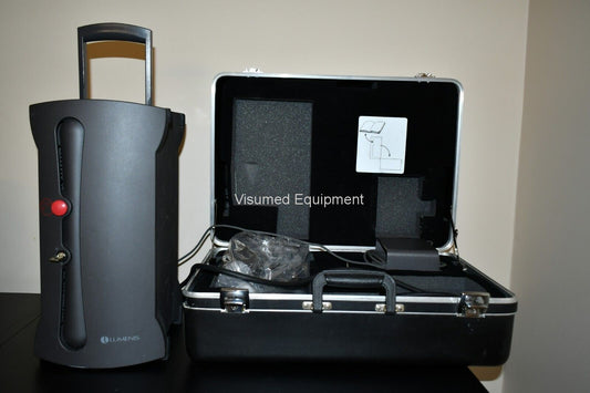 Refurbished Lumenis Selecta II SLT laser with Haag Streit Slit Lamp Attachment offered by Visumed Equipment