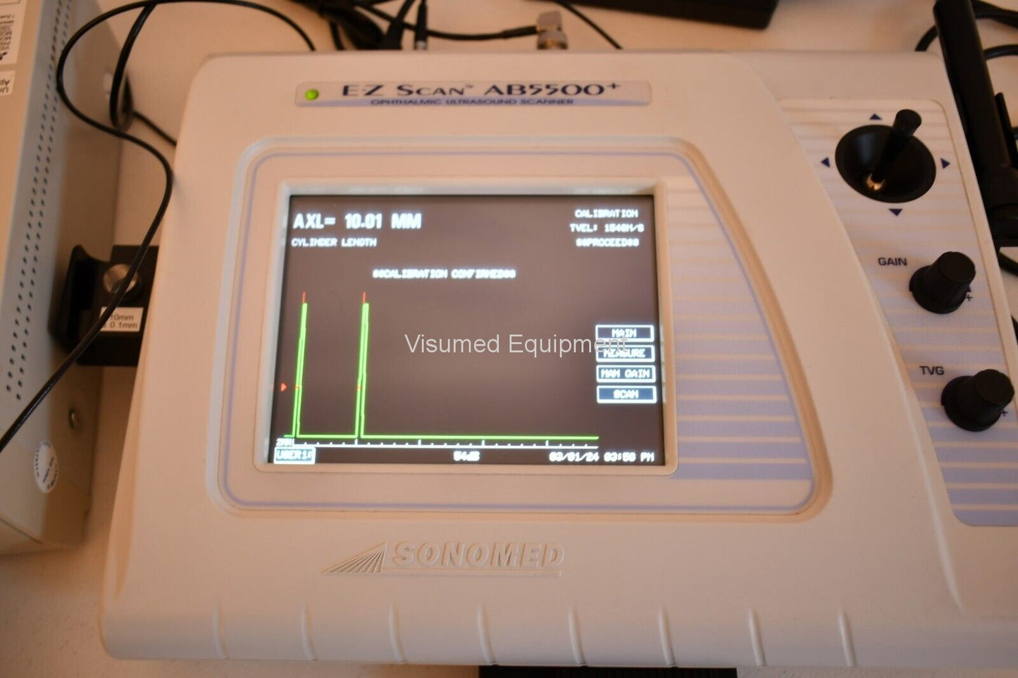 Sonomed AB-5500 EZ Bscan A-scan B-scan Ophthalmic ultrasound with Printer-Visumed Equipment