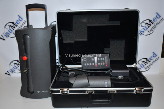 Refurbished Lumenis Selecta II SLT laser with Haag Streit Slit Lamp Attachment offered by Visumed Equipment