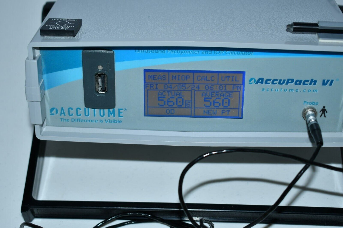 Accutome AccuPach VI Ultrasound Pachymeter