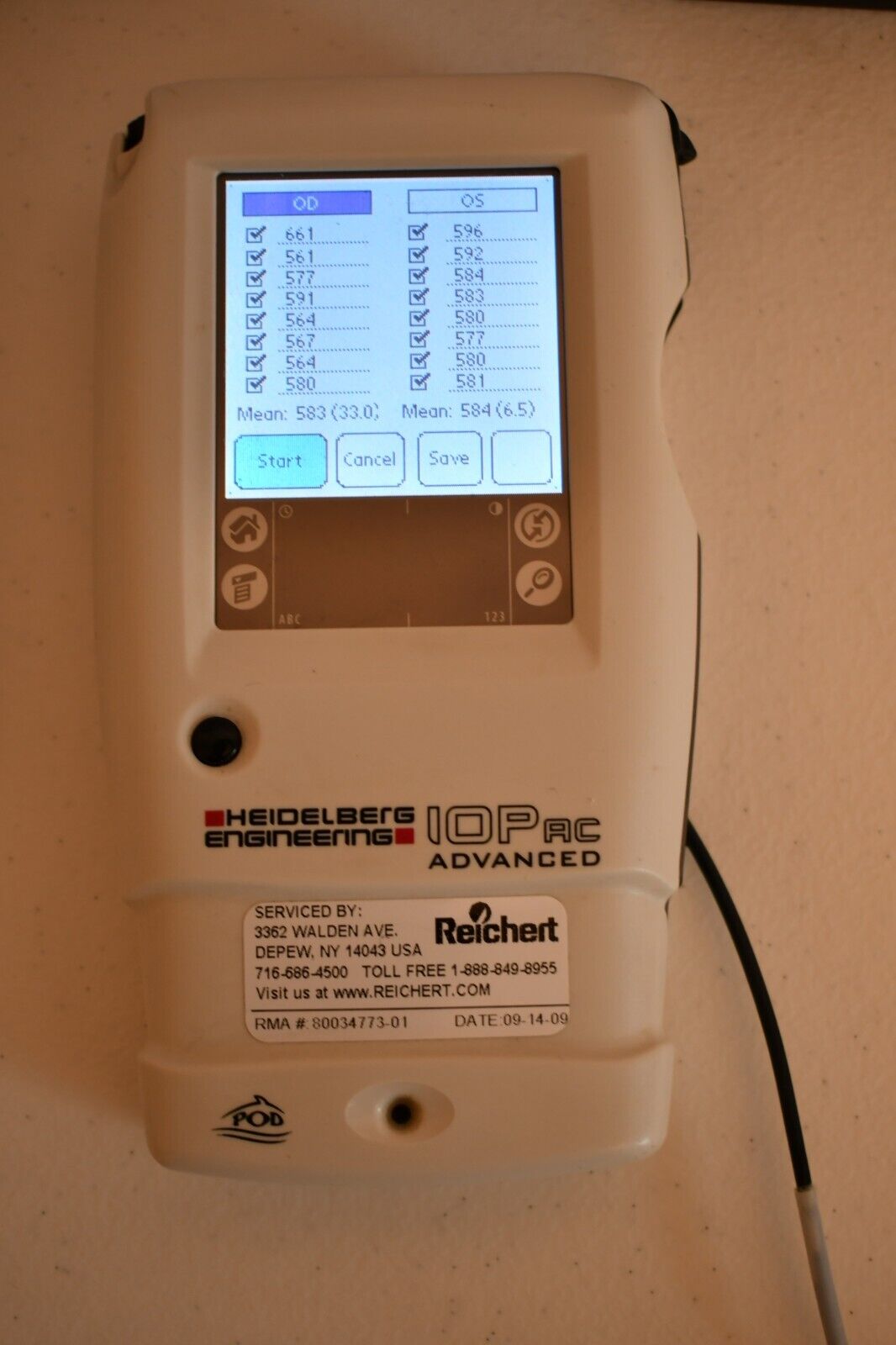 Heidelberg / Reichert Handheld Pachymeter pachometer