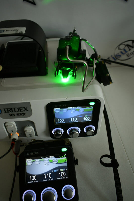 Iridex IQ 532 green Laser System with Zeiss adapter