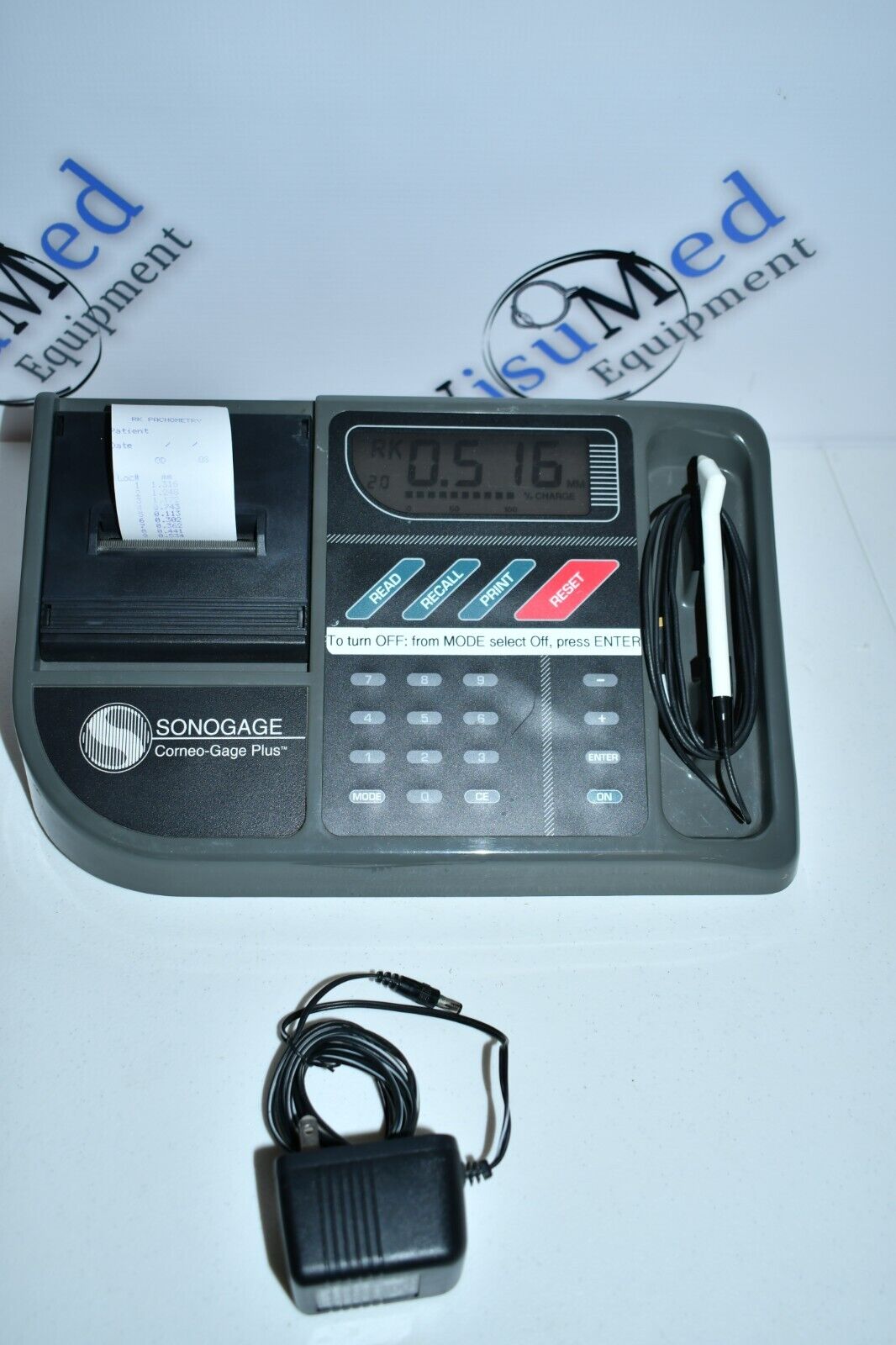 Sonogage Pachymeter pachometer with a built-in printer