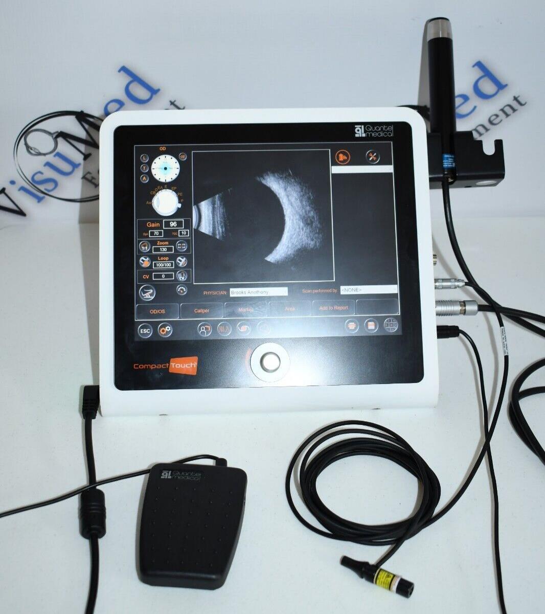 Quantel Compact Touch 2 Touch Scan A Scan B Scan Ophthalmic Ultrasound