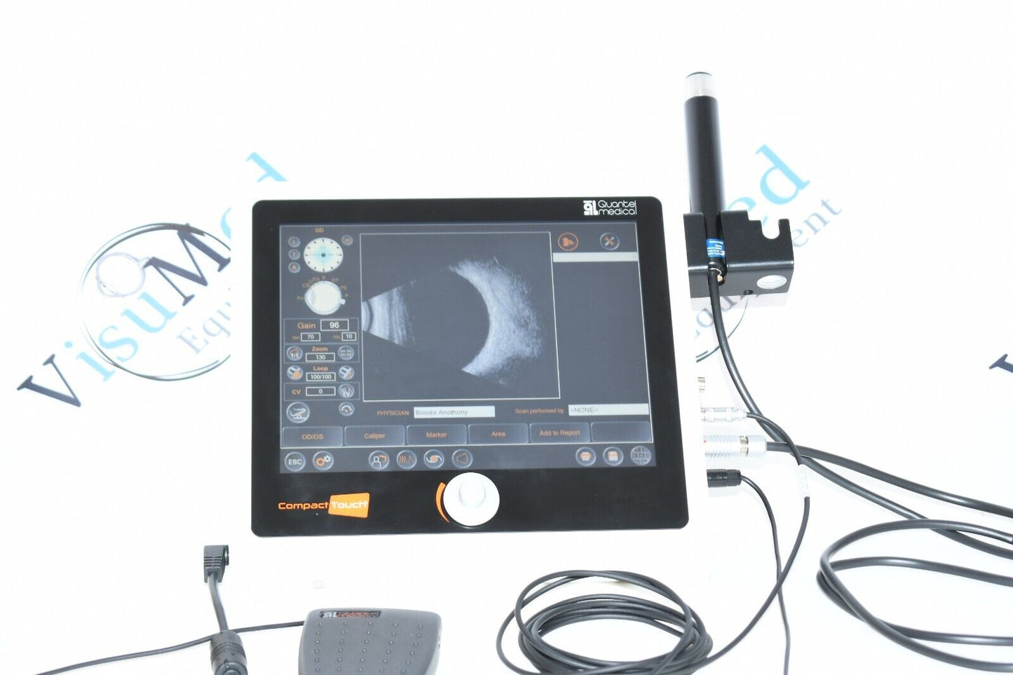 Quantel compact touch 2 touch scan A scan B scan ophthalmic ultrasound