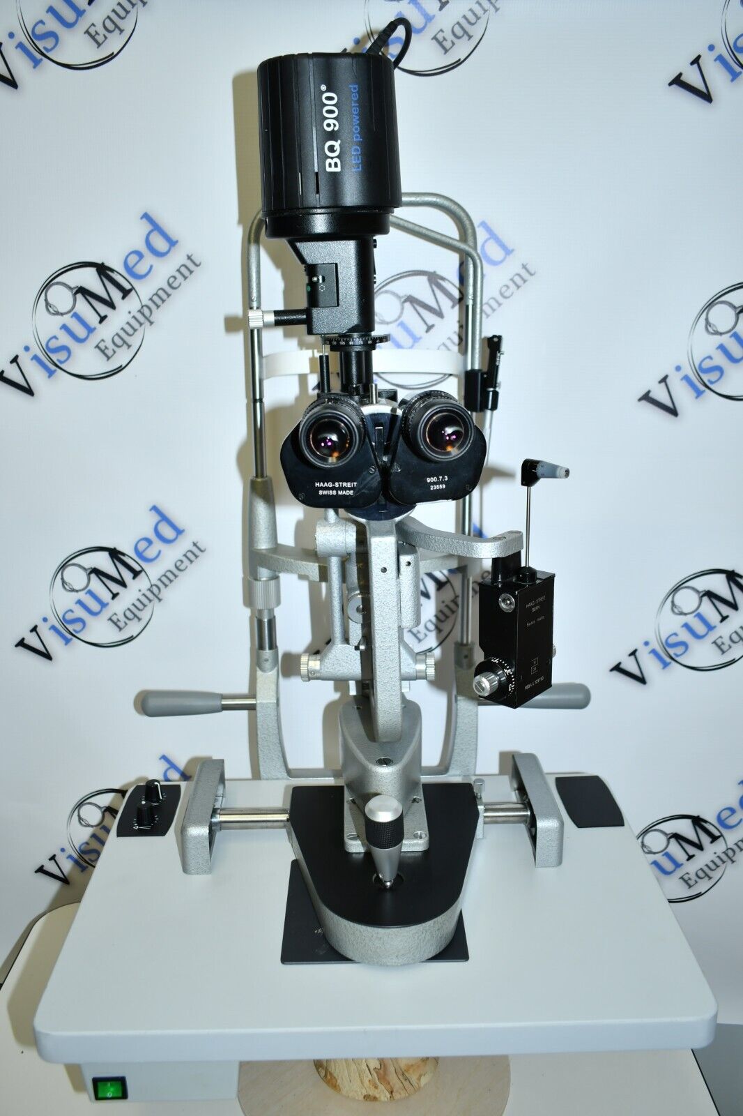 Refurbished Haag Streit BQ 900 LED with Tonometer Slit Lamp offered by Visumed Equipment