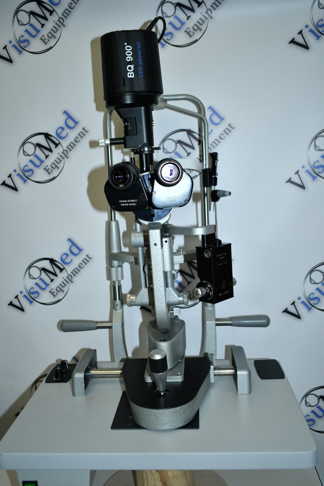 Refurbished Haag Streit BQ 900 LED with Tonometer Slit Lamp offered by Visumed Equipment