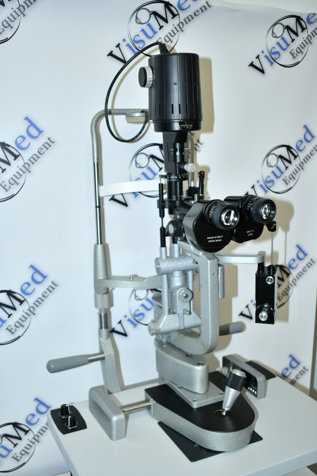 Refurbished Haag Streit BQ 900 LED with Tonometer Slit Lamp offered by Visumed Equipment