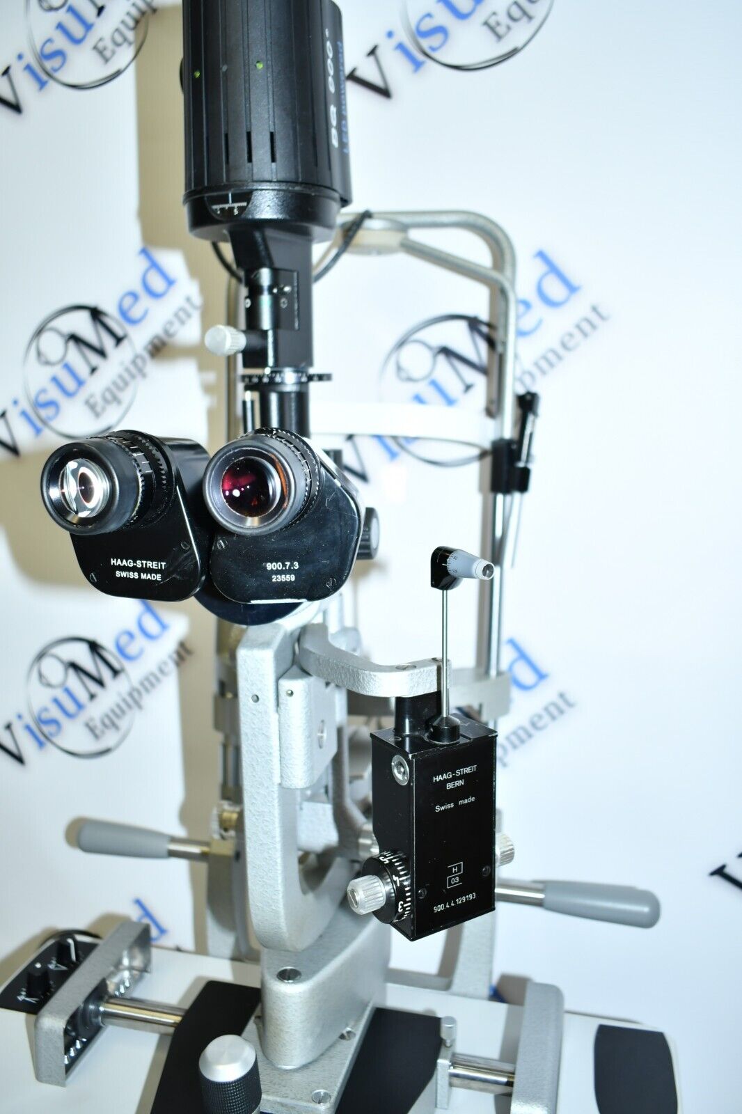 Refurbished Haag Streit BQ 900 LED with Tonometer Slit Lamp offered by Visumed Equipment