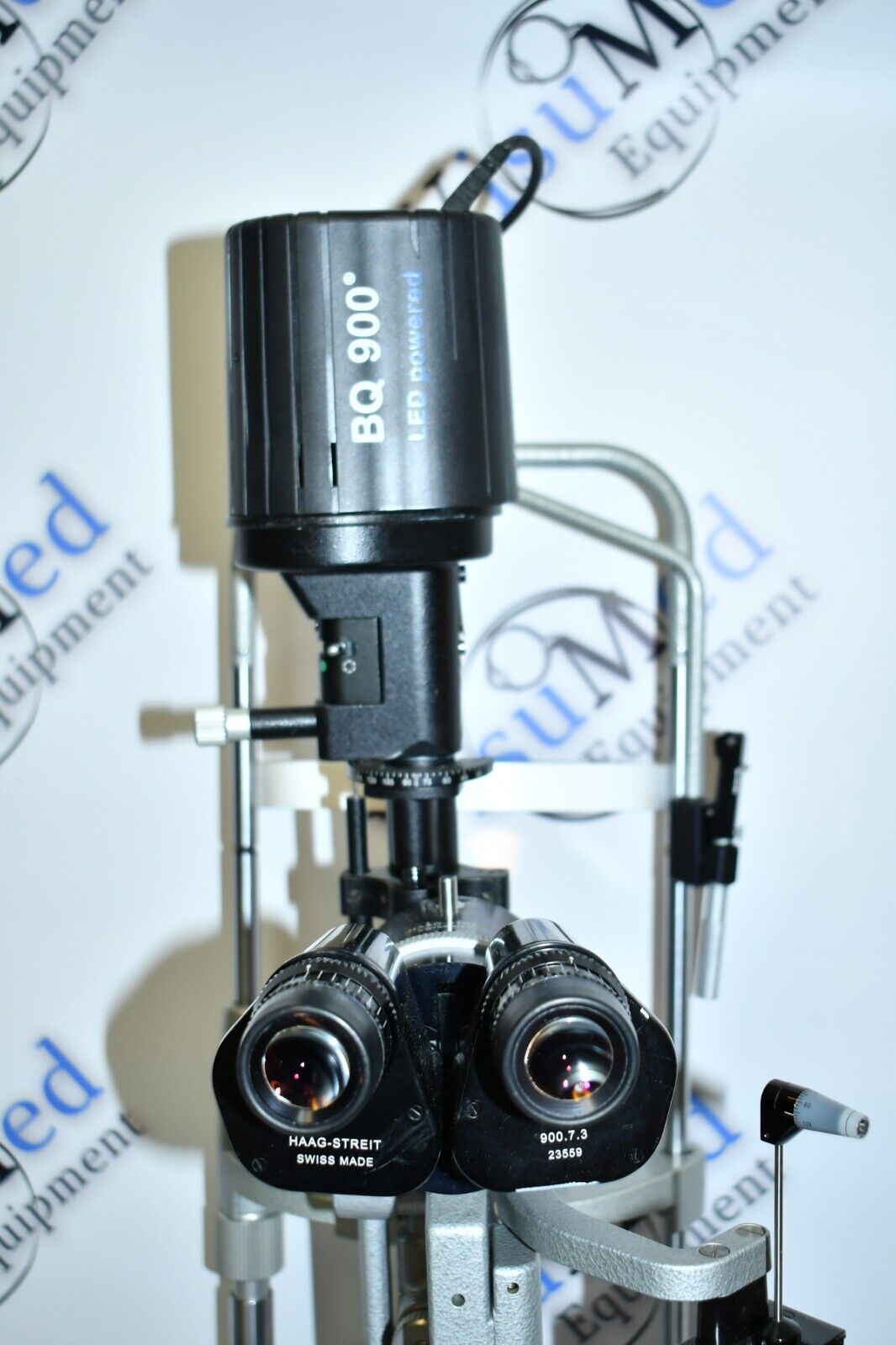 Refurbished Haag Streit BQ 900 LED with Tonometer Slit Lamp offered by Visumed Equipment