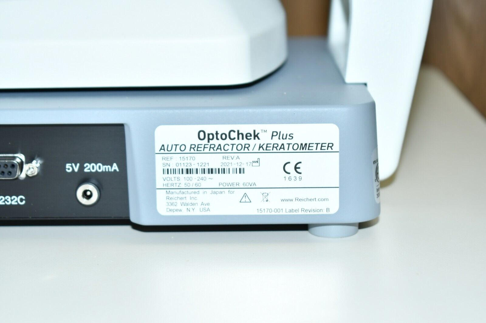 Refurbished 2021 Reichert OptoChek Plus Auto Refractor Keratometer offered by Visumed Equipment