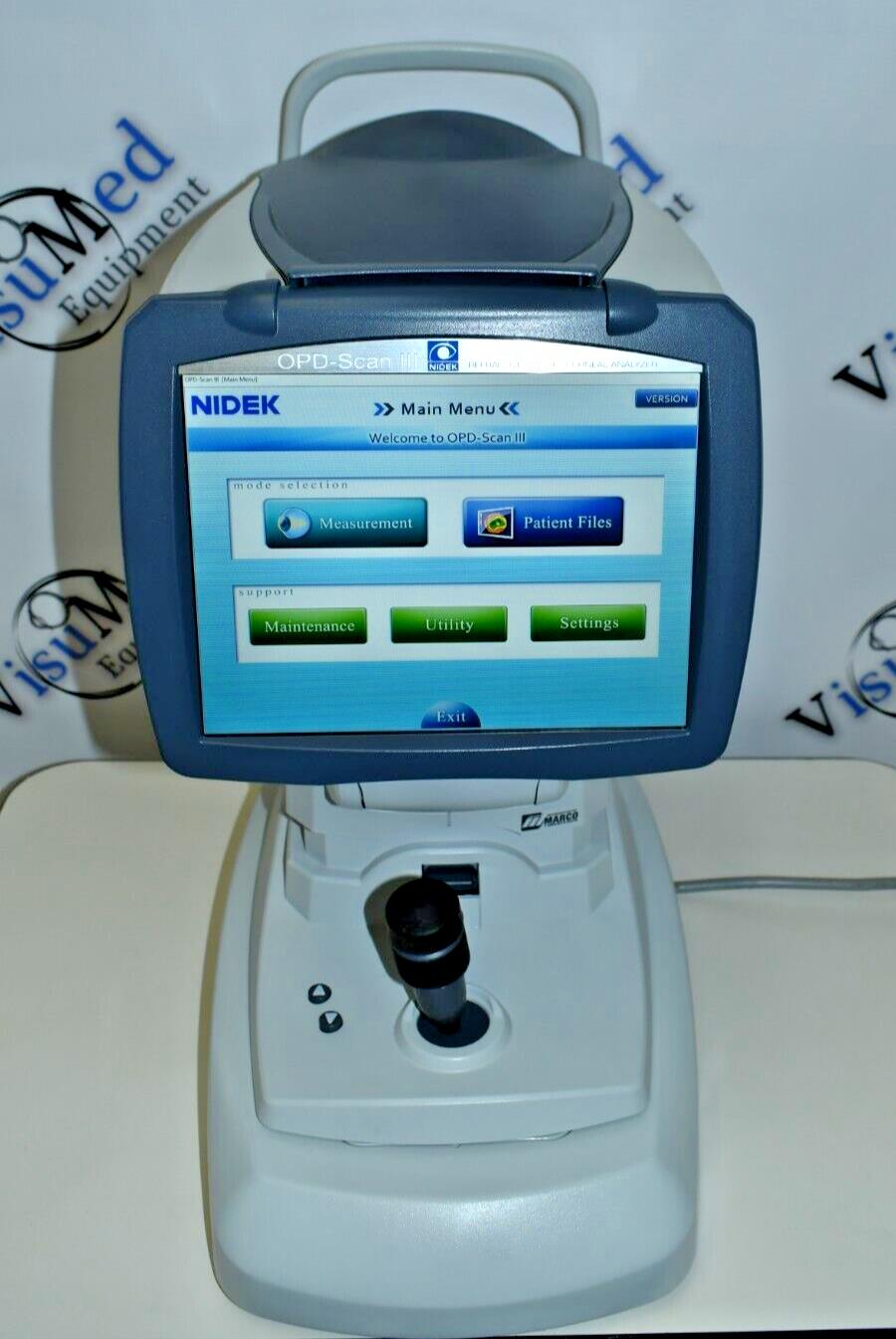 Nidek OPD-Scan III Refractive Power Corneal Analyzer