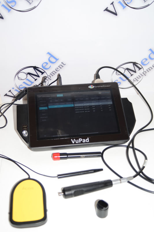 Sonomed  Escalon Vupad  A-scan B-scan and UBM