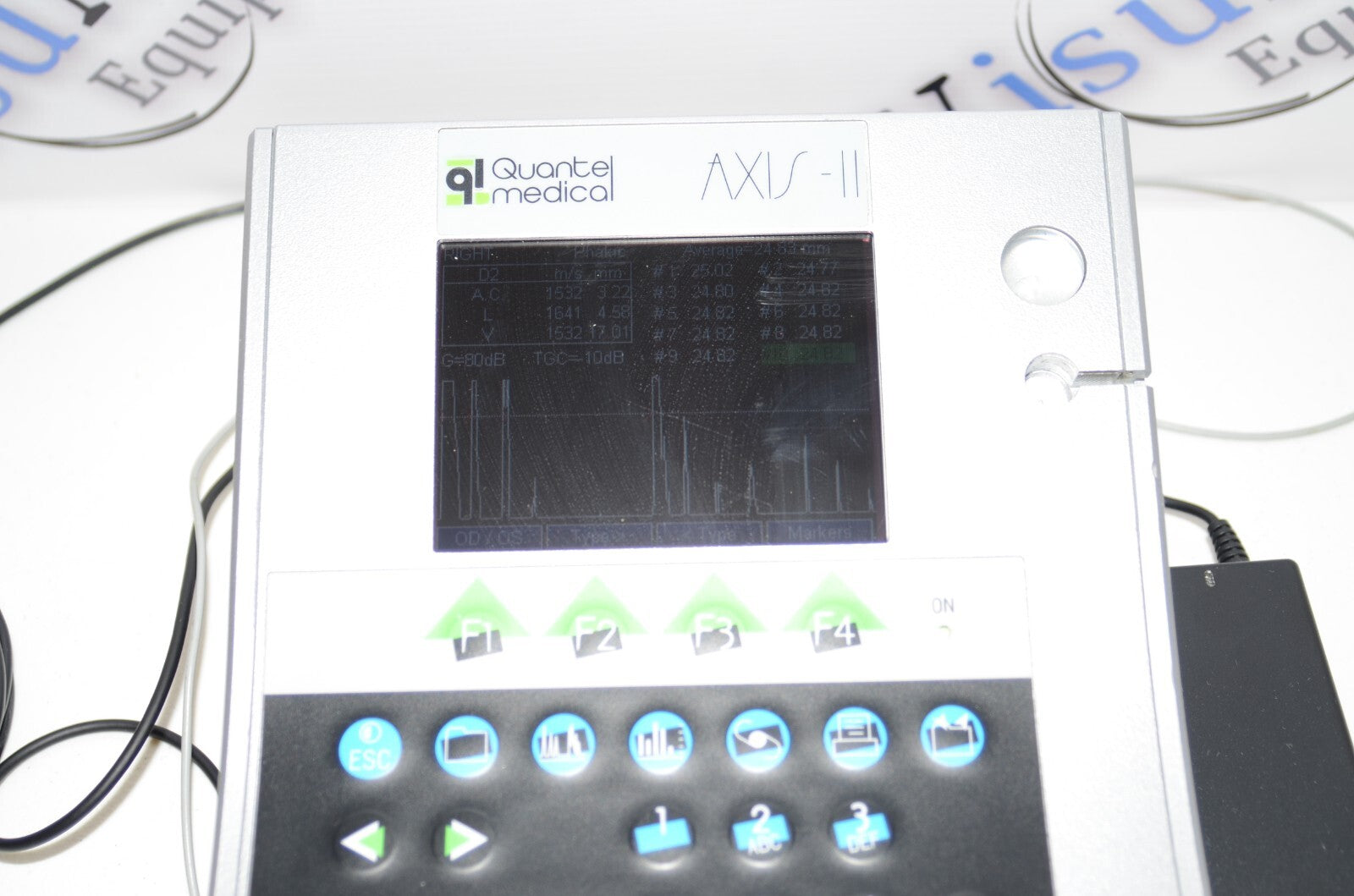 Refurbished QUANTEL MEDICAL AXIS II Ultrasound A-Scan  Biometer offered by Visumed Equipment