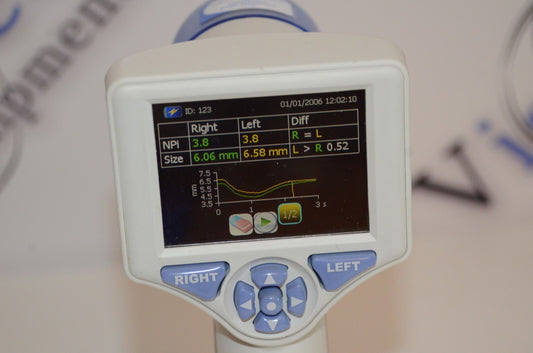 Refurbished NEUROPTICS NPI-200 PUPILLOMETER offered by Visumed Equipment