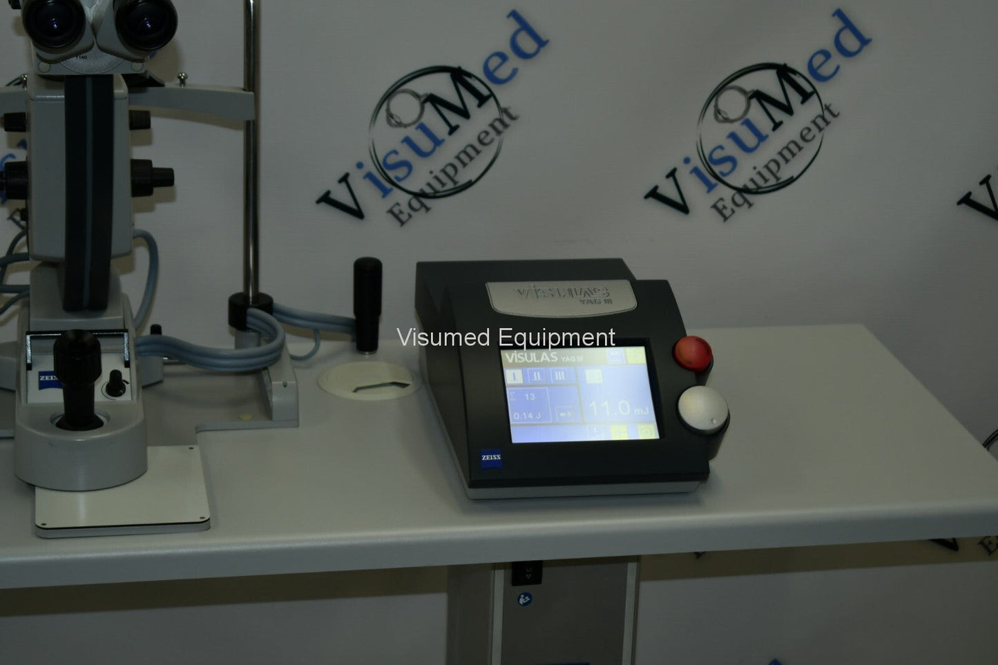 ZEISS VISULAS Yag III Laser System with Factory Table, full energy