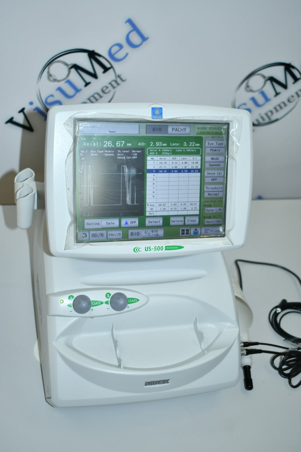 Nidek Echoscan US-500 A-Scan Pachymeter Ultrasound | Used