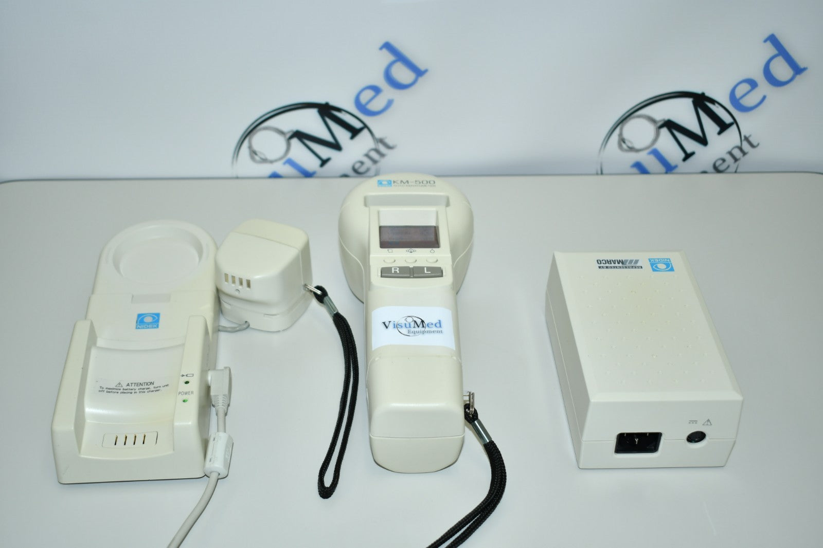 Refurbished Nidek Marco KM-500 portable auto keratometer offered by Visumed Equipment