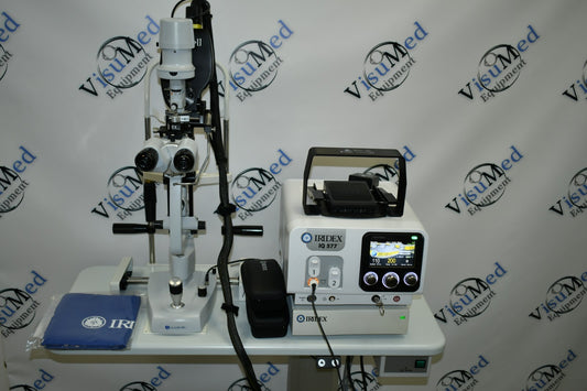 Iridex IQ 577 yellow laser with TX cell pattern scanner Pascal