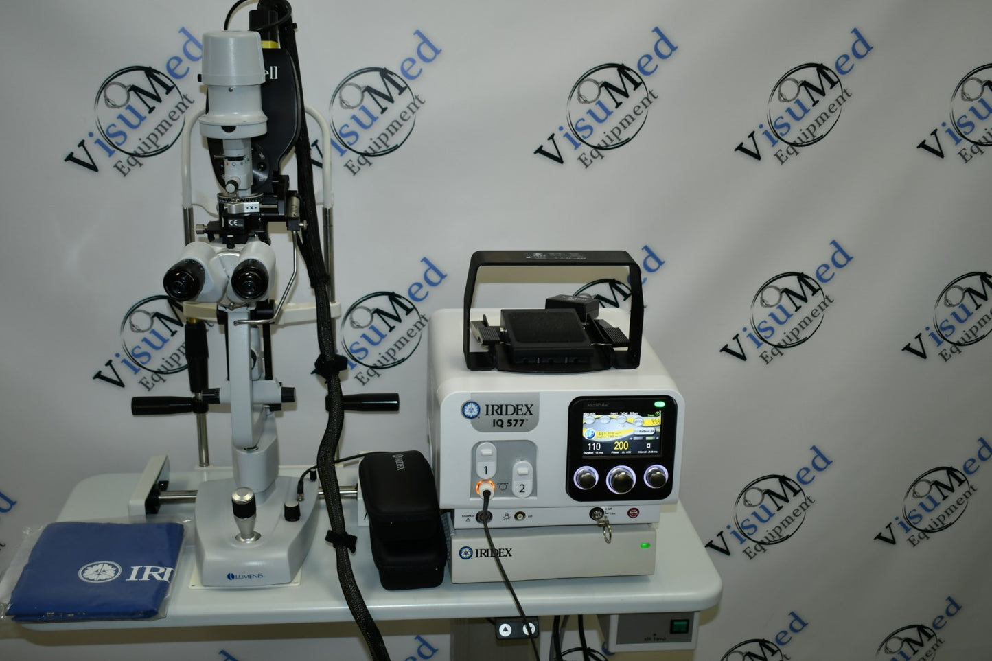 Iridex IQ 577 yellow laser with TX cell pattern scanner Pascal