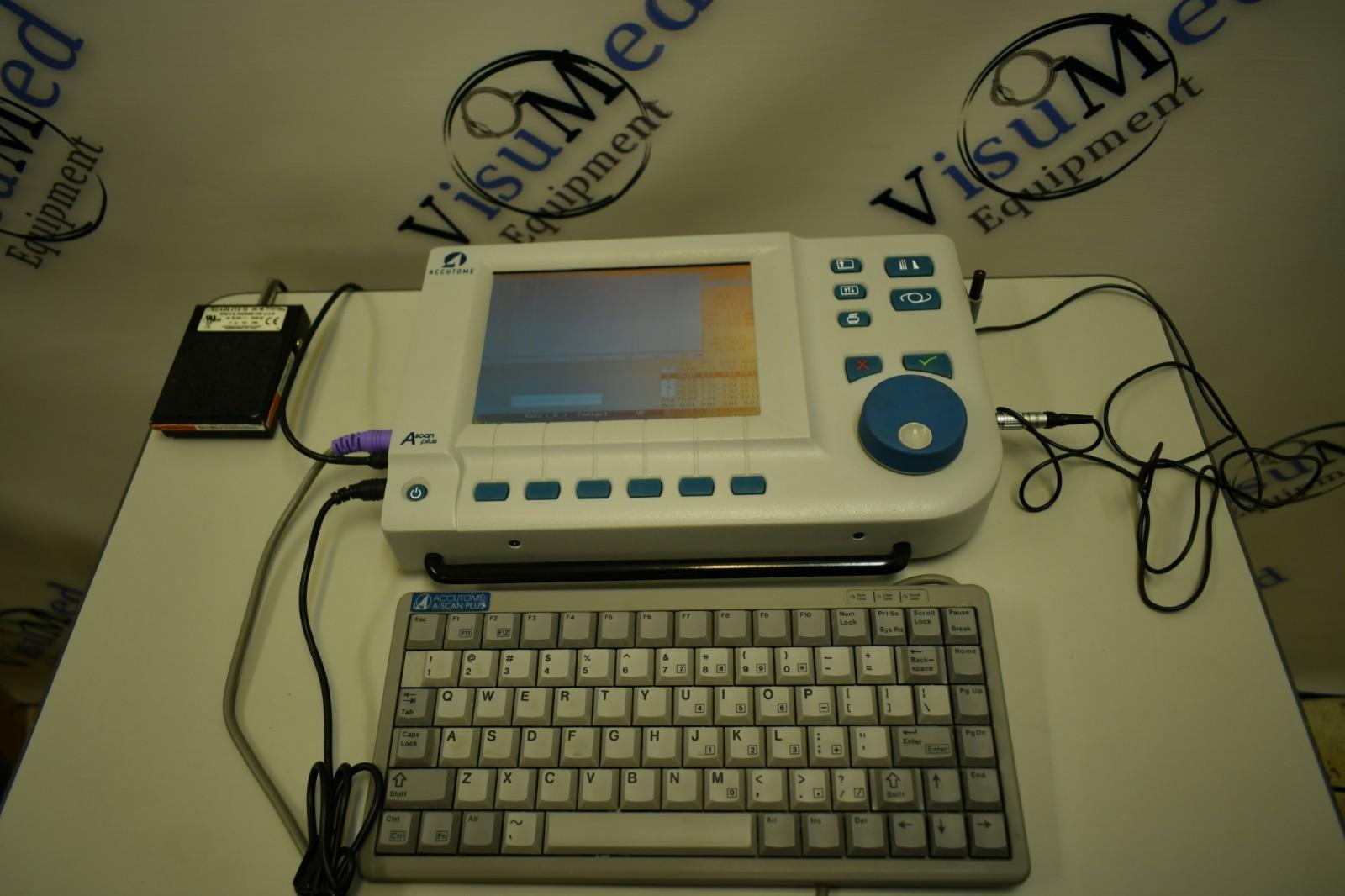 Refurbished Accutome Ascan plus ultrasonic Biometer offered by Visumed Equipment