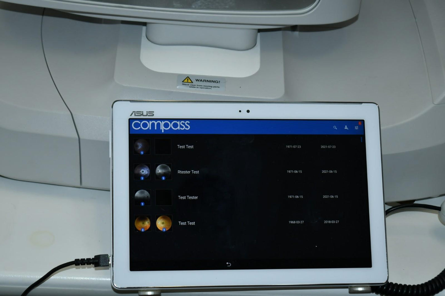 Icare Centervue Compass perimeter fundus camera visual field