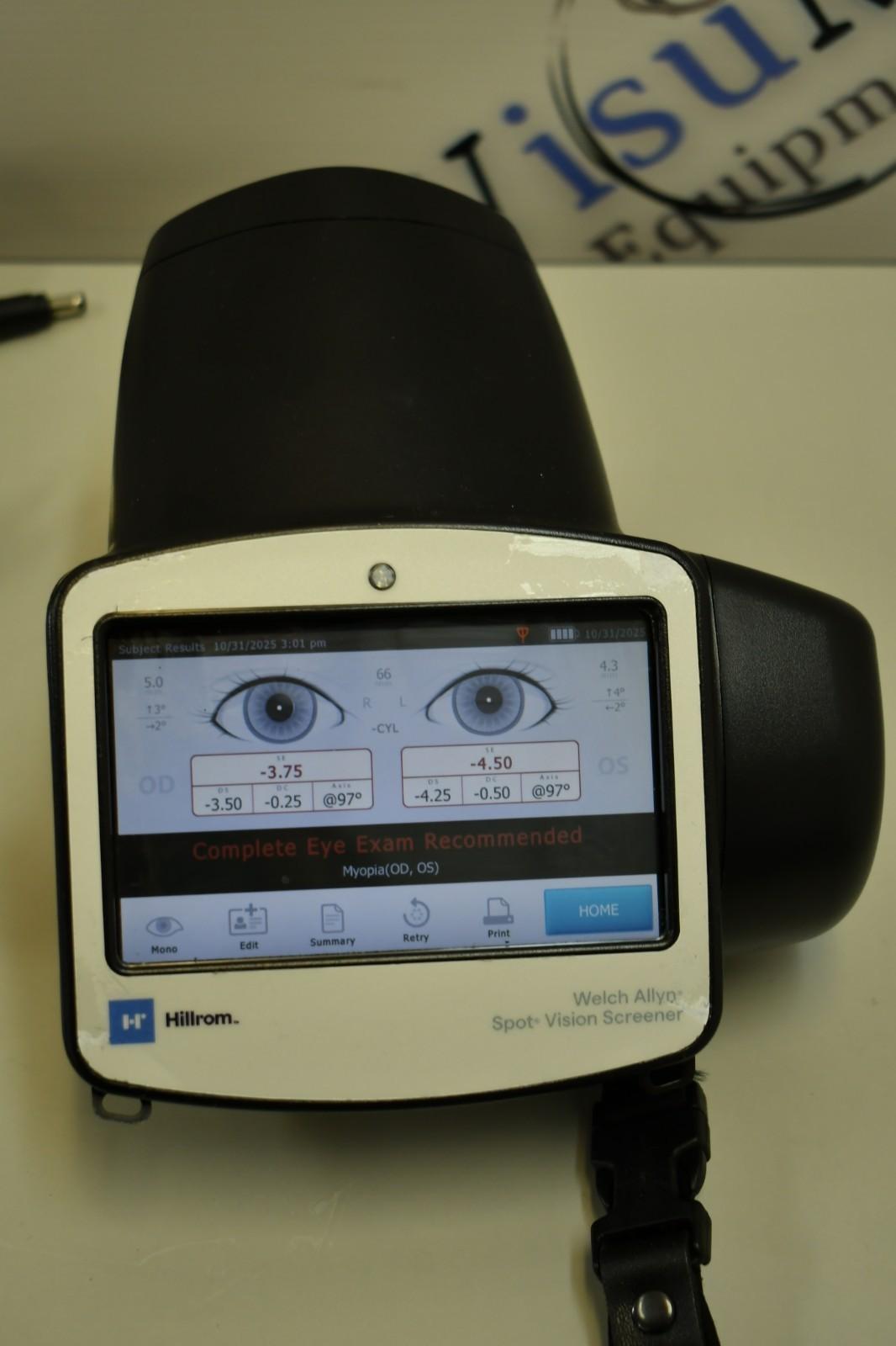 Hillroom Welch Allyn VS100 Spot Vision Screener autorefractor