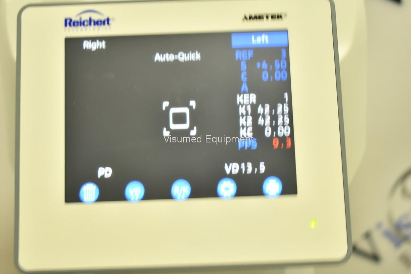 Reichert OptoChek Plus Auto Refractor Keratometer Excellent Condition