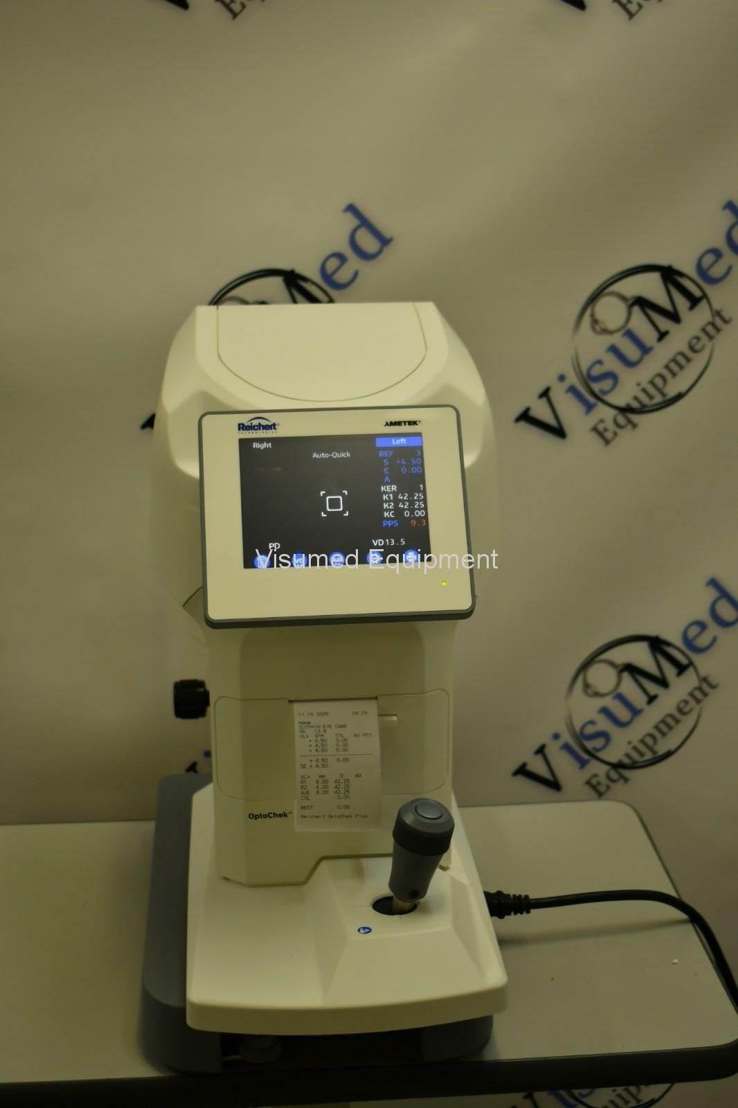 Reichert OptoChek Plus Auto Refractor Keratometer Excellent Condition