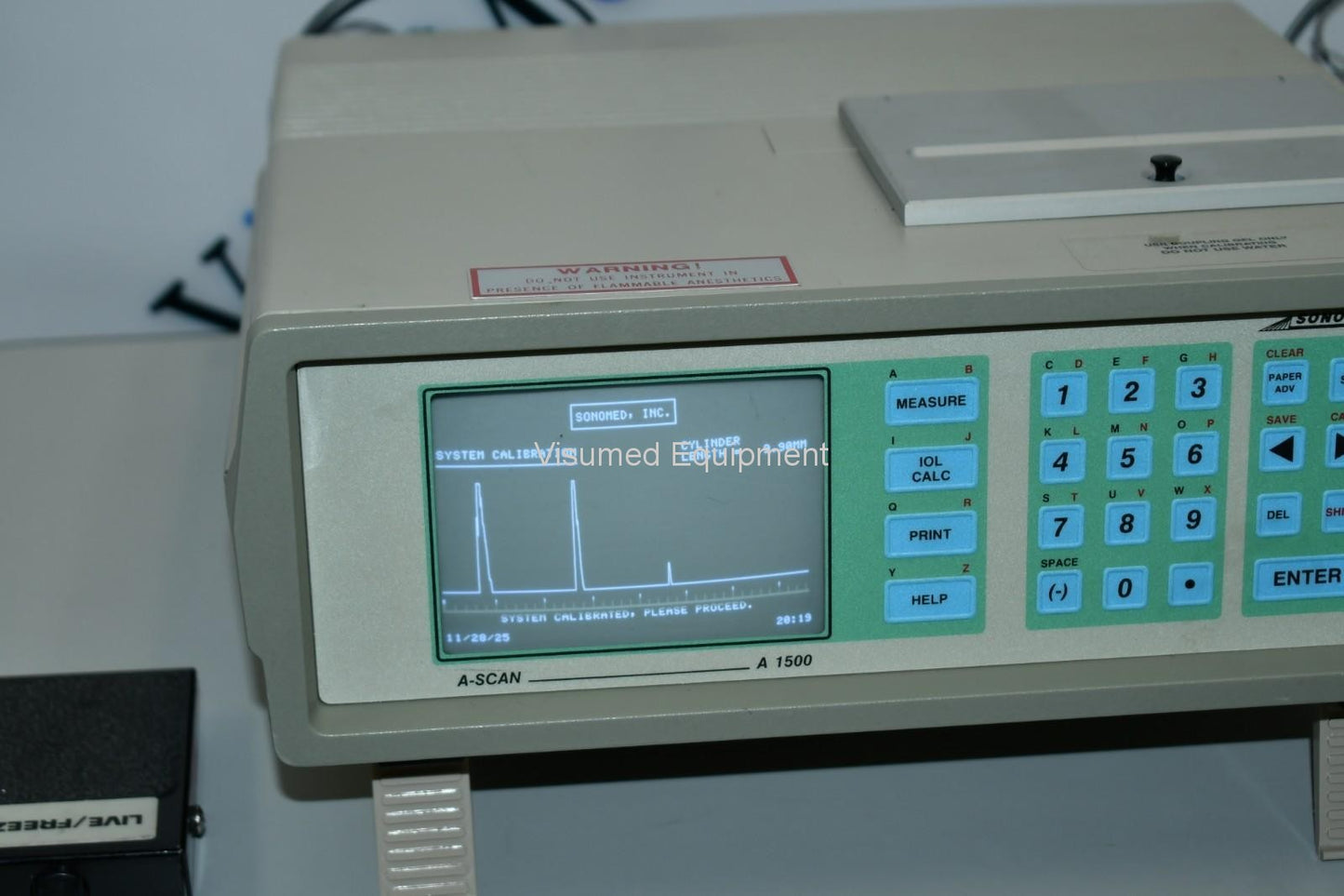 Sonomed A-Scan 1500 Ophthalmic Ultrasound