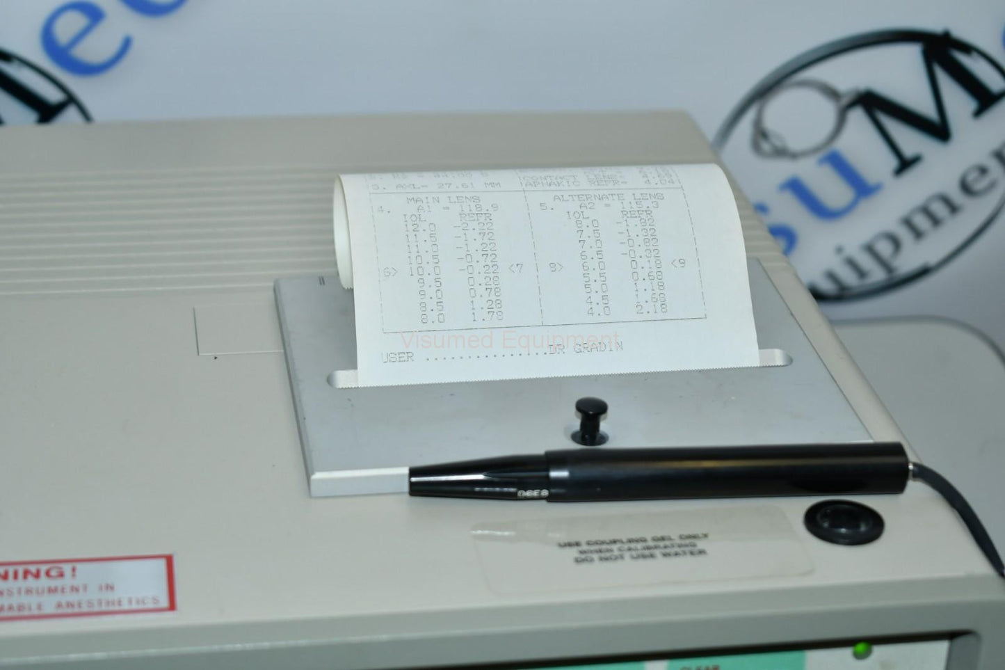 Sonomed A-Scan 1500 Ophthalmic Ultrasound