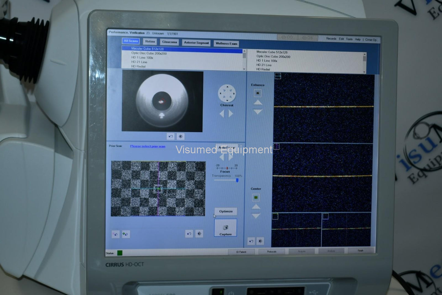 Zeiss Cirrus 500 OCT with Table,  Windows 10