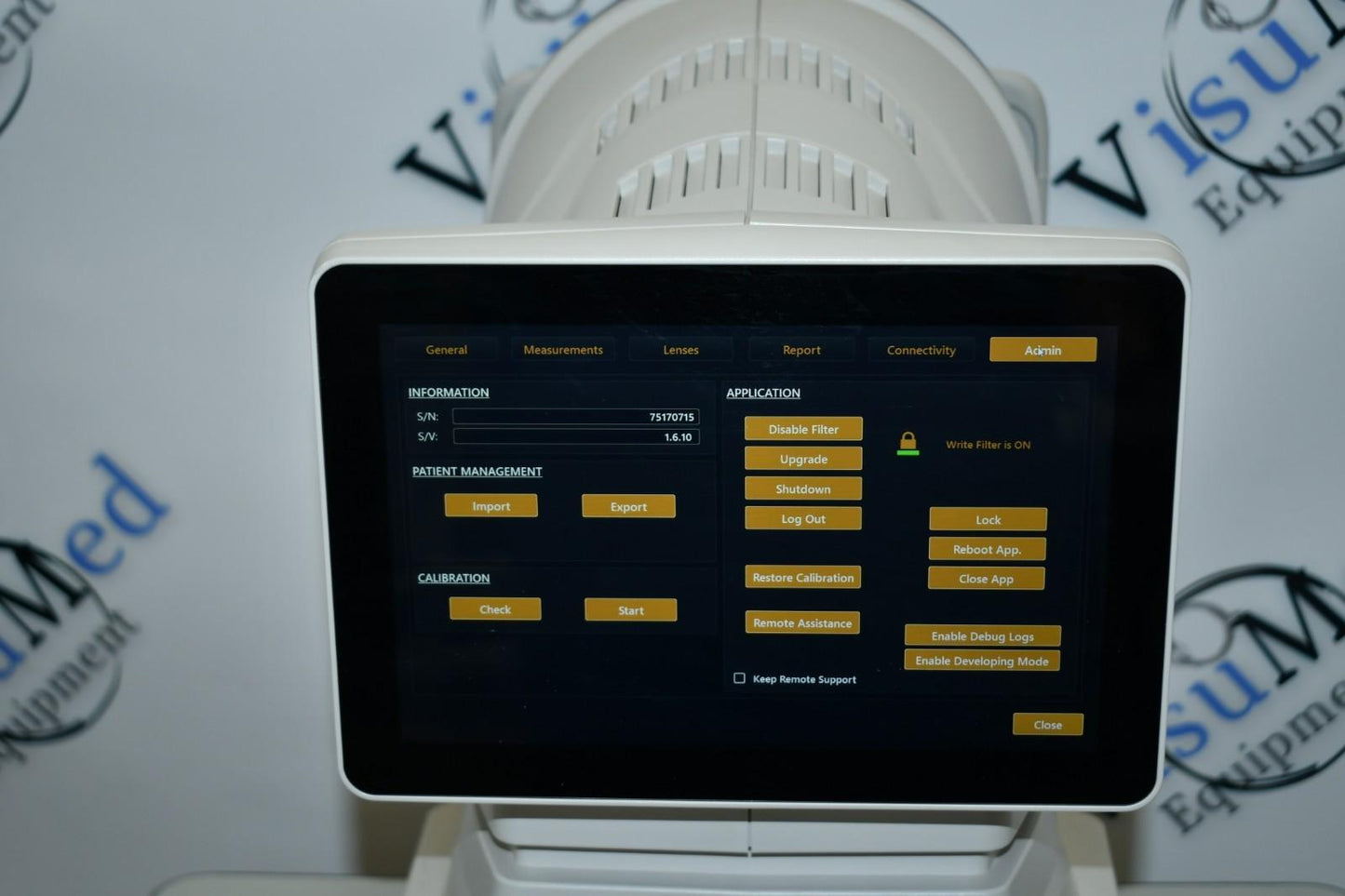 Topcon CA-800 Corneal topographer contact lens and dry eye analyzer