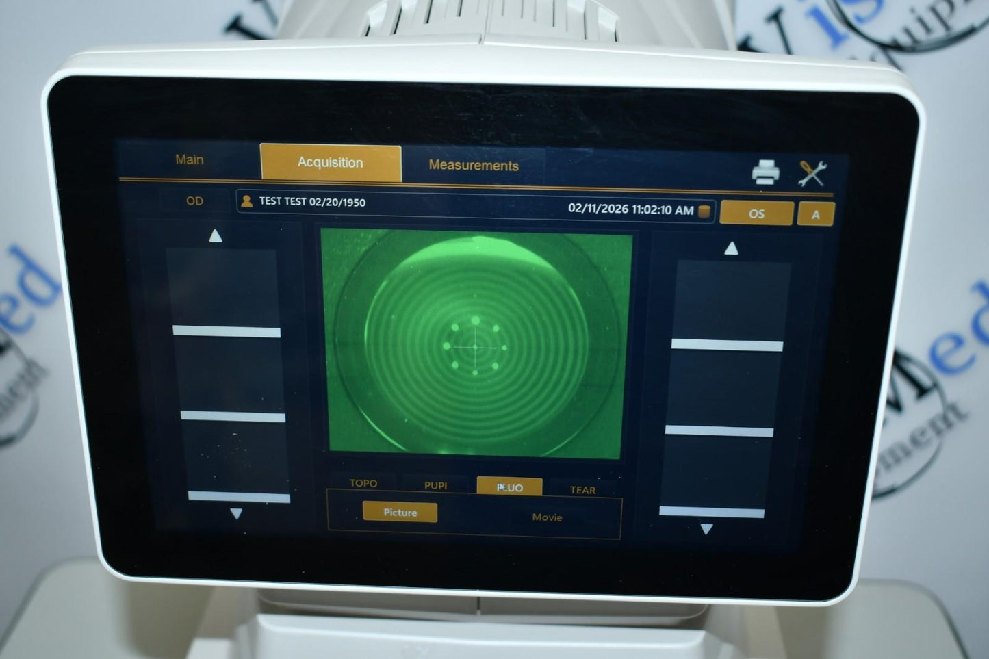 Topcon CA-800 Corneal topographer contact lens and dry eye analyzer