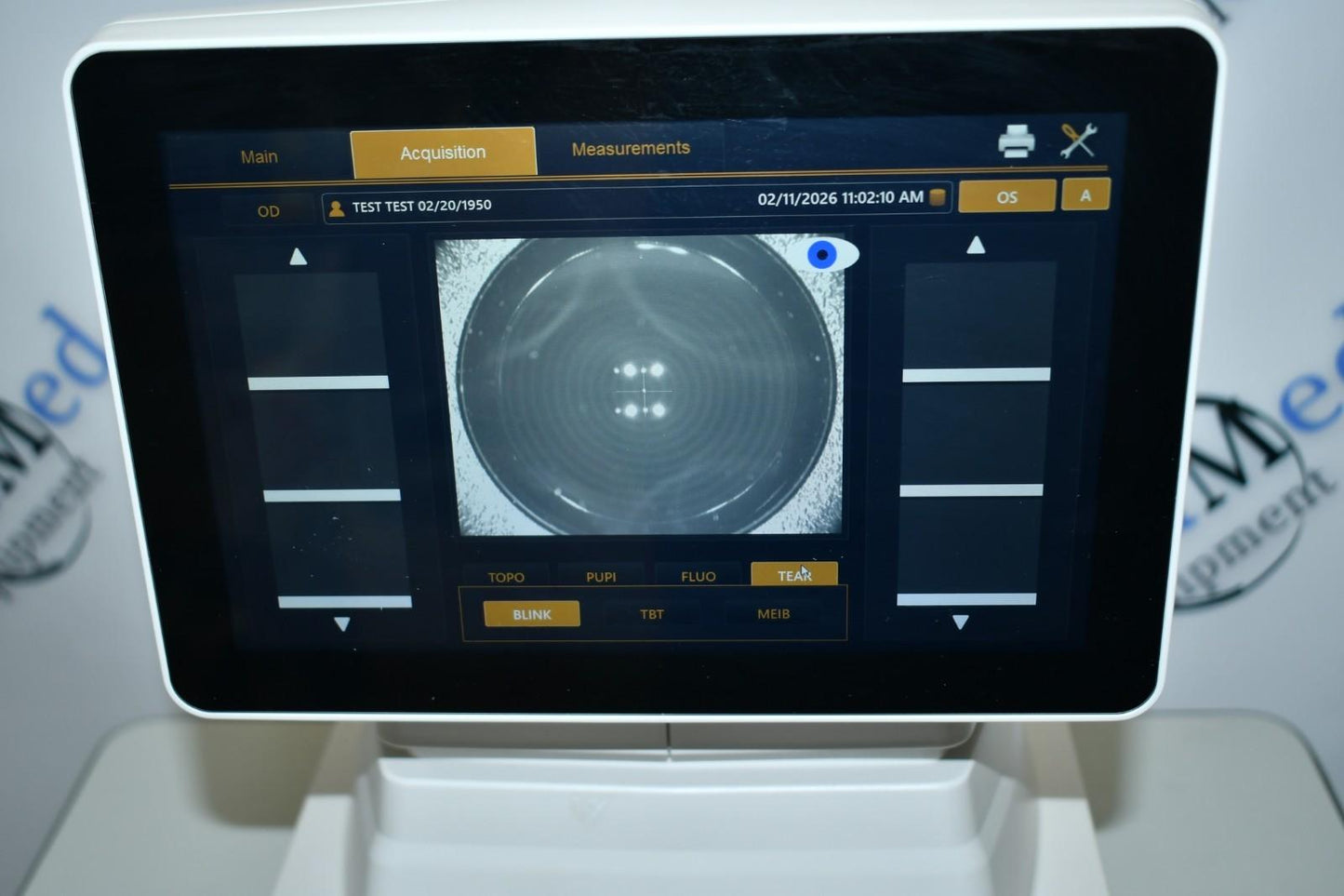 Topcon CA-800 Corneal topographer contact lens and dry eye analyzer