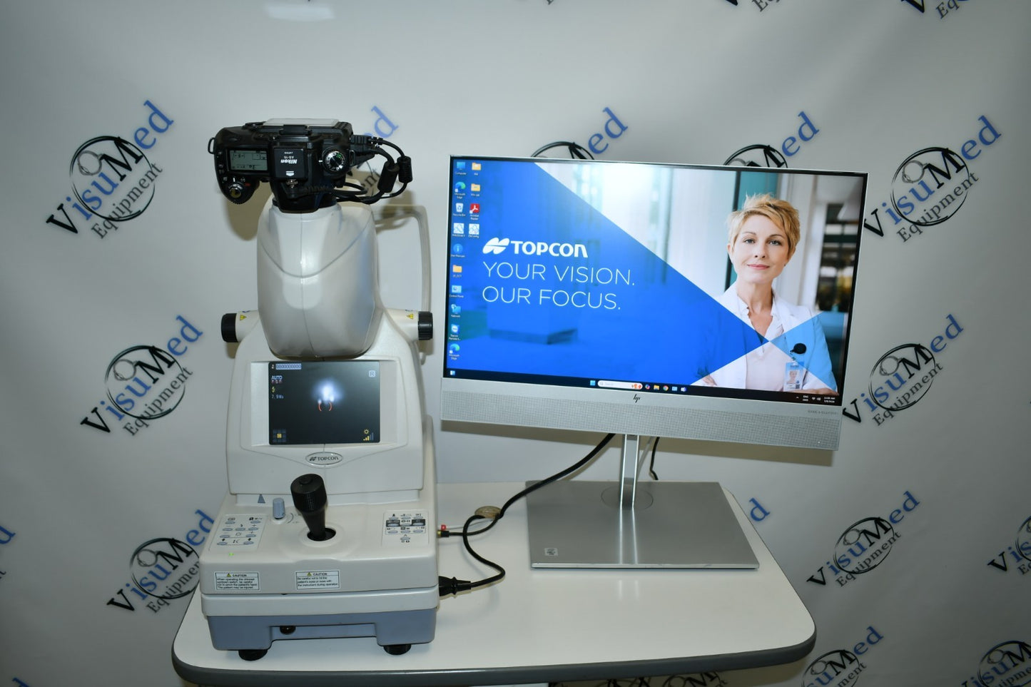 Topcon TRC-NW8F Win 11  Imagenet 6 Non-Myd Retinal Camera with Color/Red-Free/FA