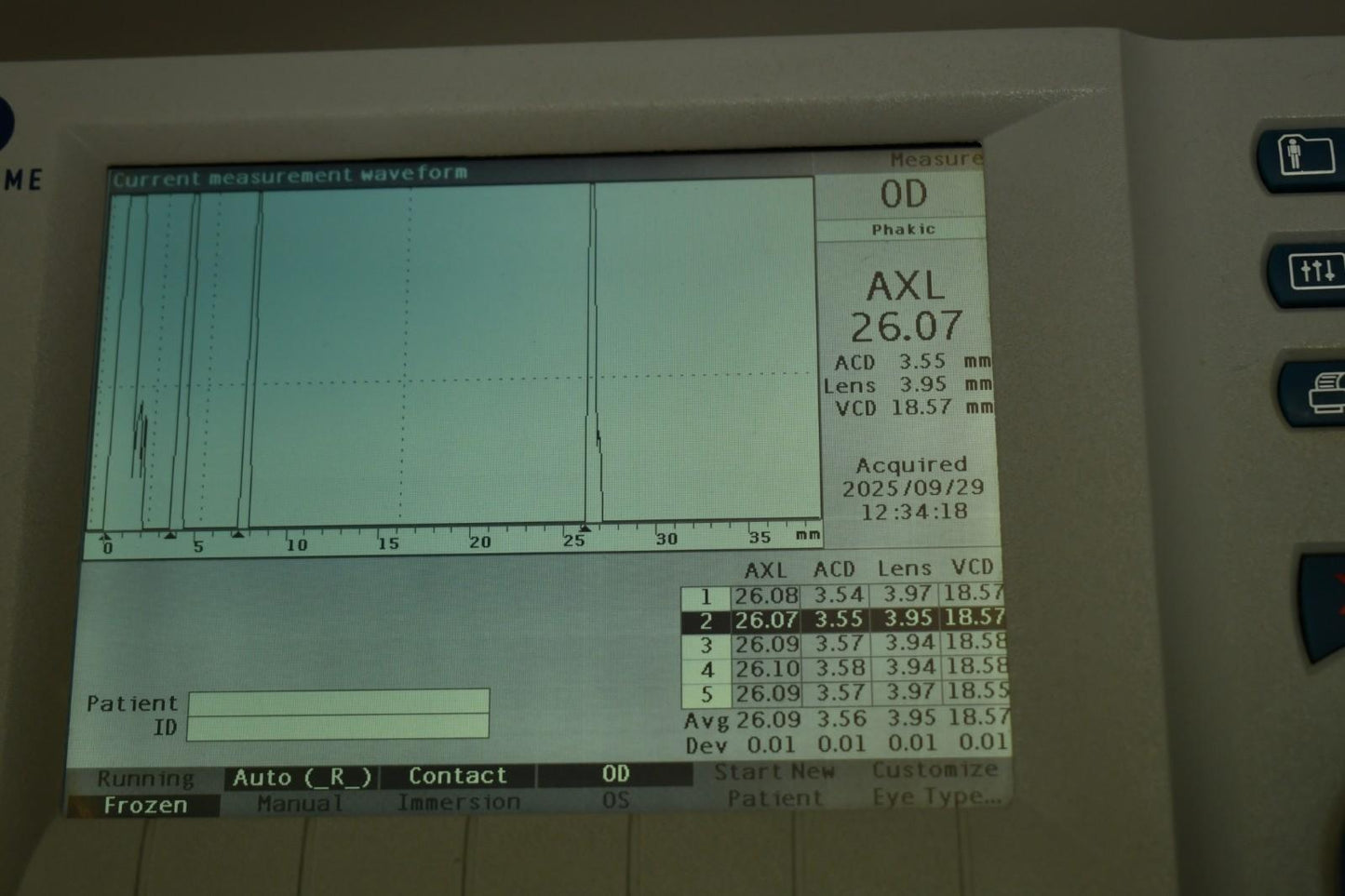 Accutome Ascan plus ultrasonic Biometer