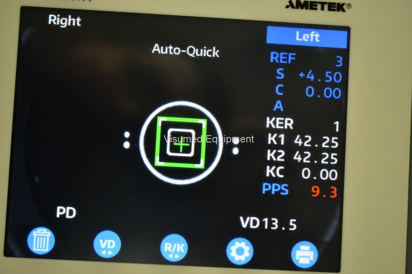 Reichert OptoChek Plus Auto Refractor Keratometer Excellent Condition