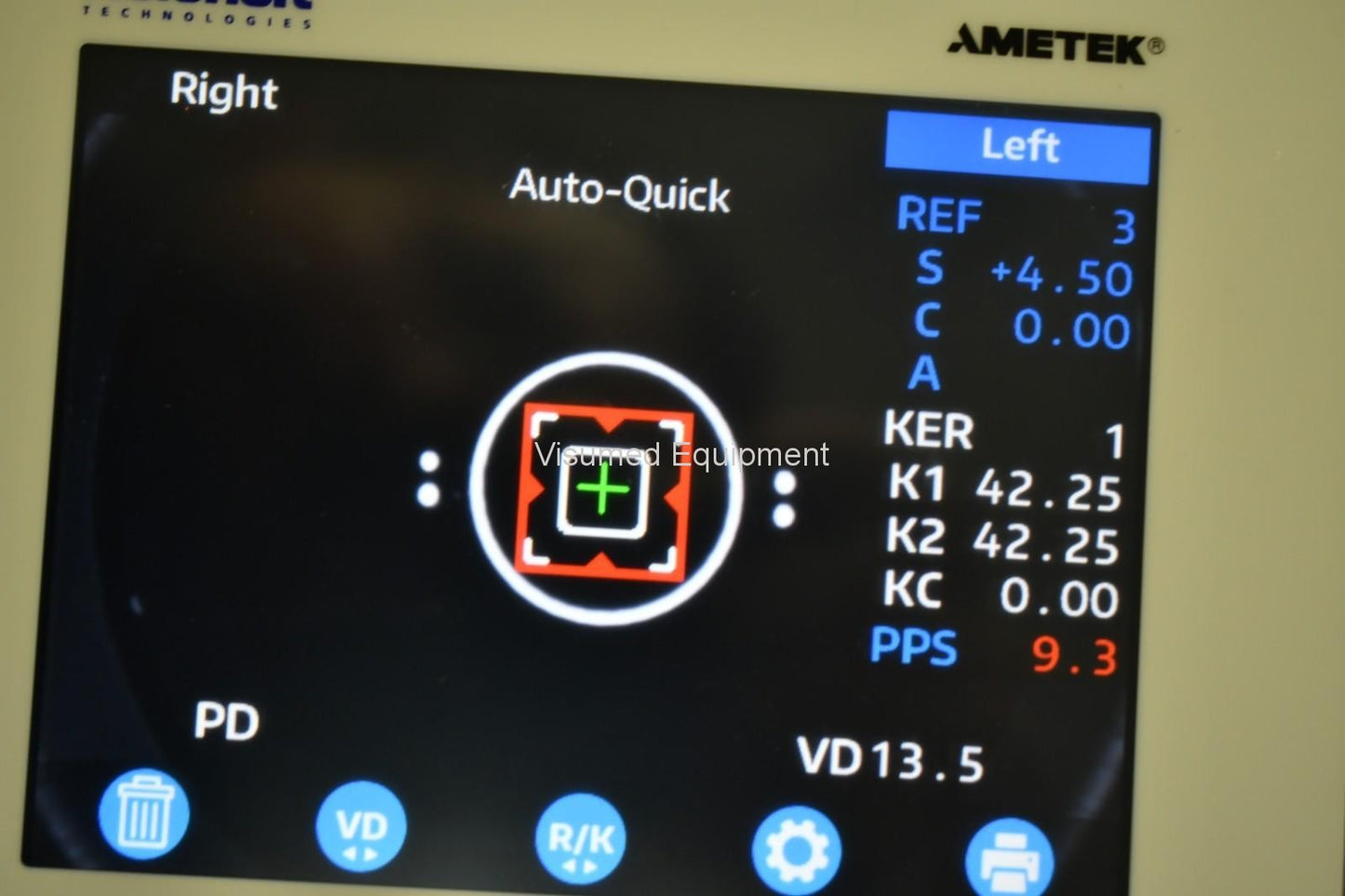 Reichert OptoChek Plus Auto Refractor Keratometer Excellent Condition