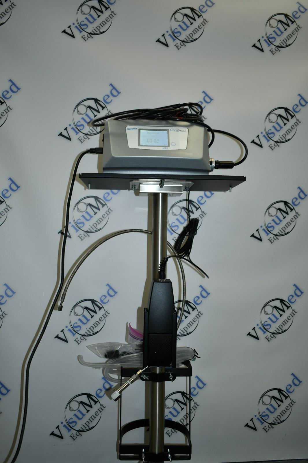 Keeler Cryomatic MK-II Ophthalmic Cryo with cart & 2 retinal probes