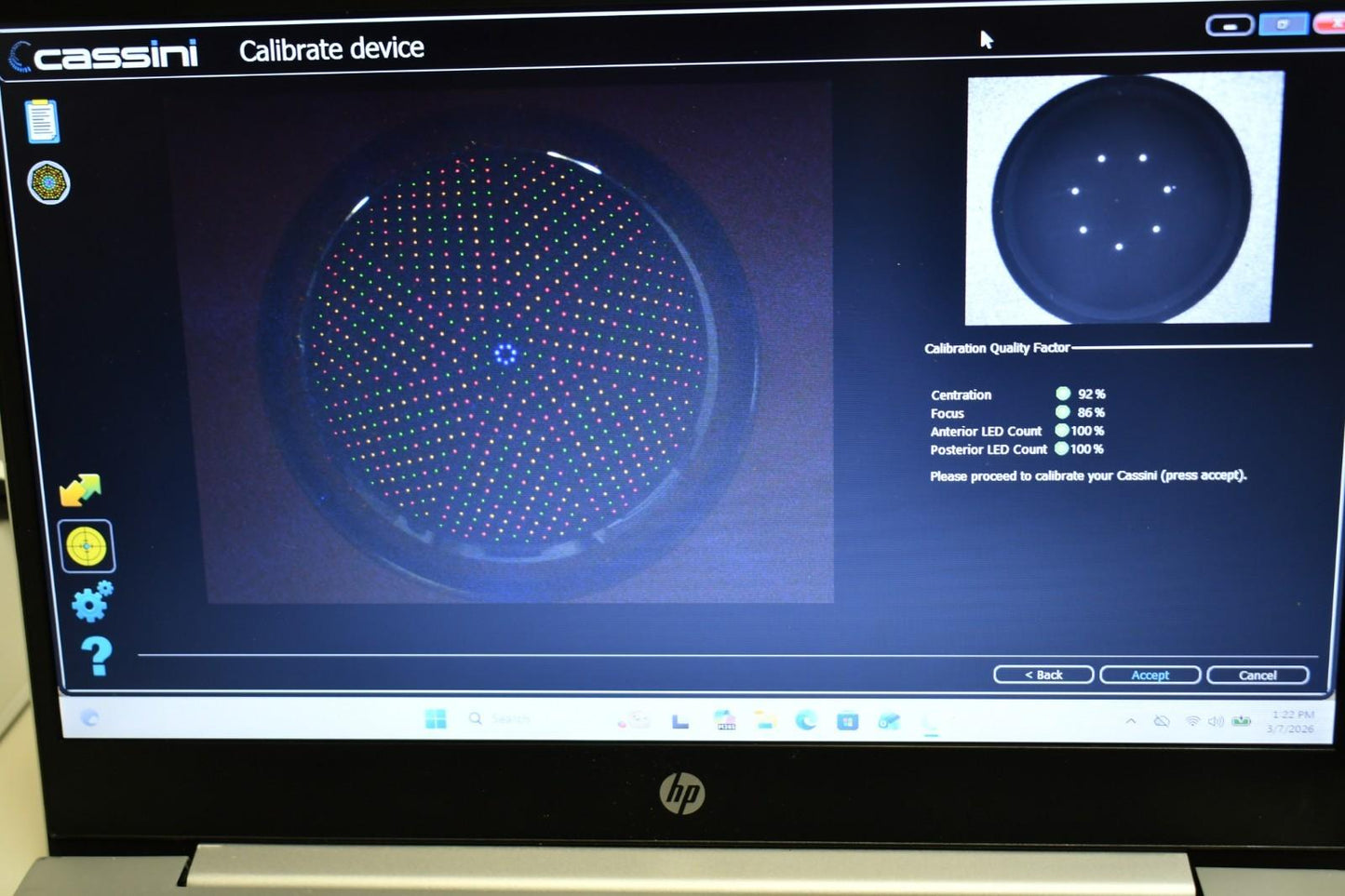 I-optics Cassini Ambient G3 corneal topographer