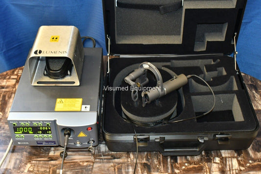 Refurbished Lumenis Novus Spectra 532nm Green laser with Haag Streit adapter offered by Visumed Equipment