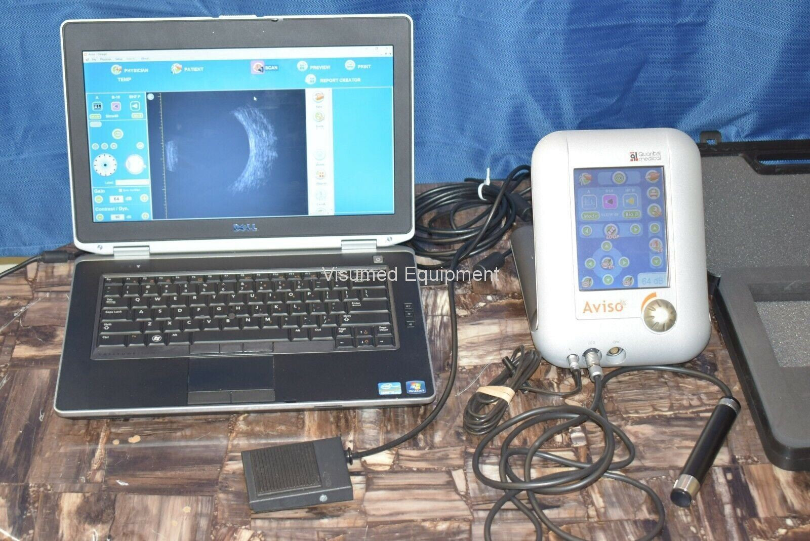 Quantel Medical Aviso A and B scan Ultrasound complete-Visumed Equipment