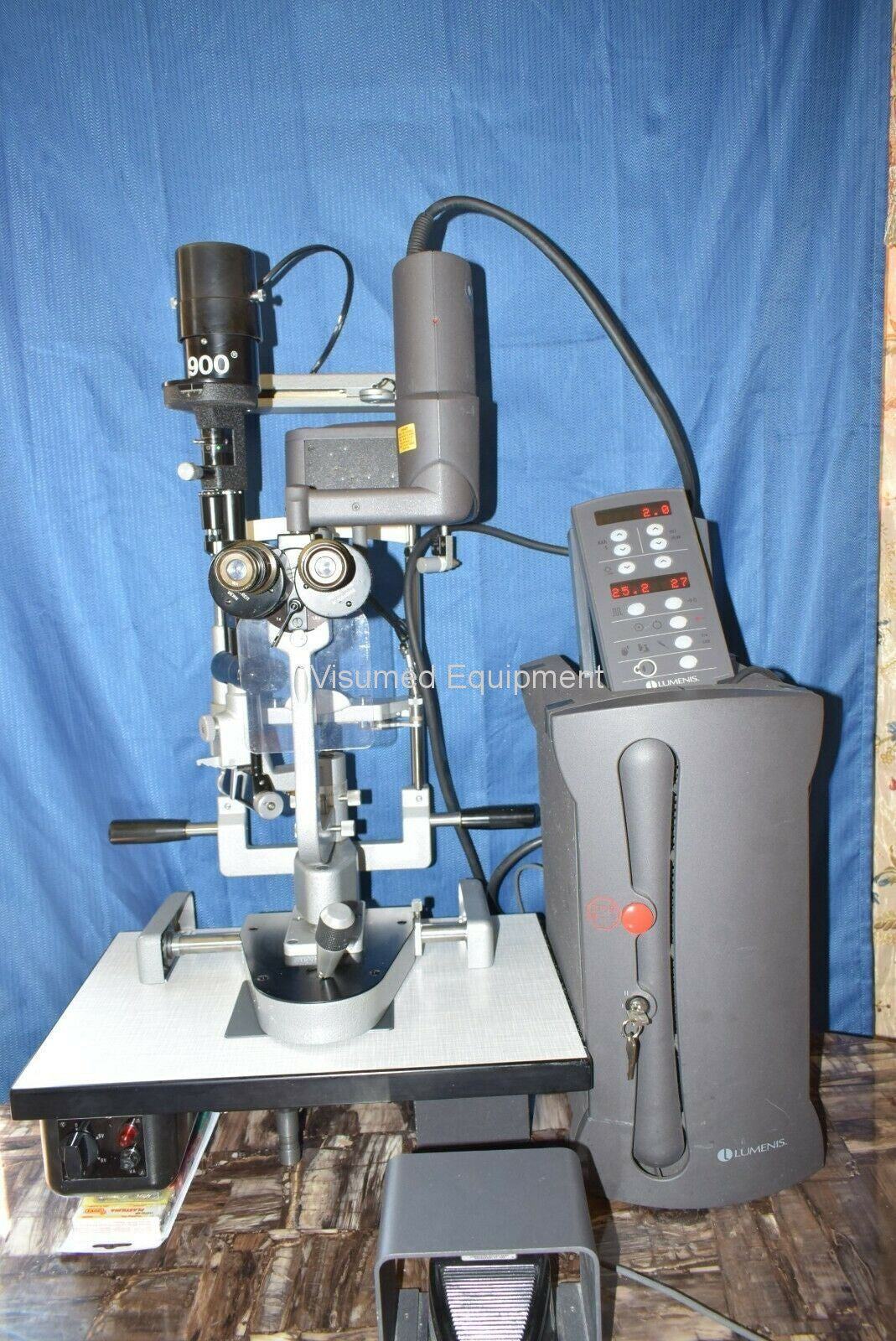 Lumenis Selecta II SLT laser with Haag Streit Slit Lamp Attachment-Visumed Equipment