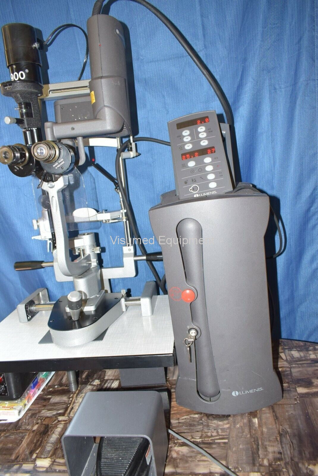 Lumenis Selecta II SLT laser with Haag Streit Slit Lamp Attachment-Visumed Equipment