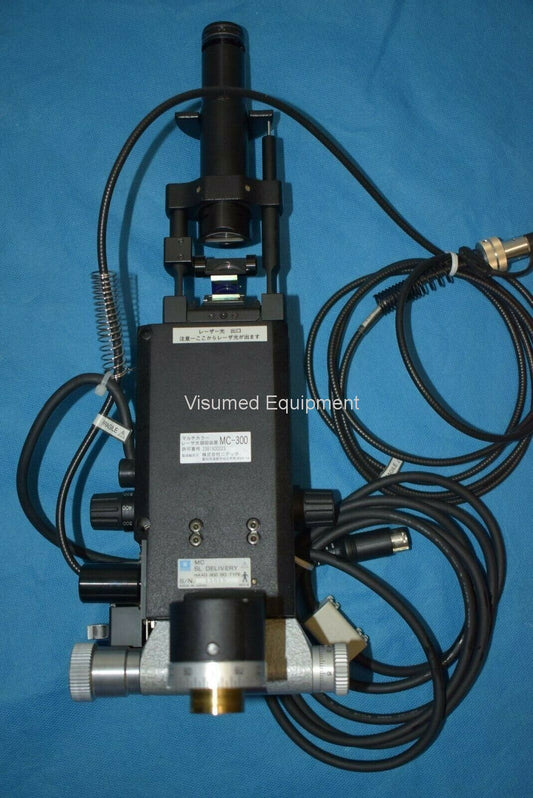 Refurbished Nidek laser adapter and filter for Haag Bq 900 offered by Visumed Equipment
