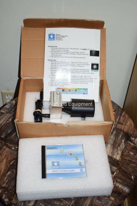 Refurbished Nidek MMP Micro-perimetry photo sensor with software offered by Visumed Equipment