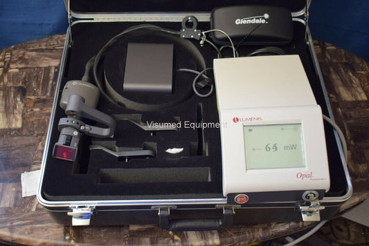 Refurbished Lumenis Coherent Opal Photodynamic Therapy (PDT) Laser with Haag streit adapter offered by Visumed Equipment