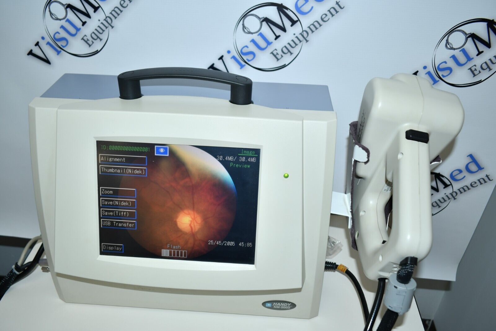 Refurbished Nidek Handy NM-200D non-mydriatic Fundus Camera offered by Visumed Equipment